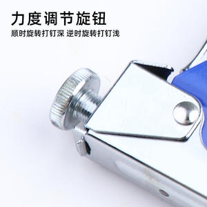 Pistola de clavos manual de 1 a 2 1/2 pulgadas, herramienta de bricolaje para construcción metálica, carpintería y uso doméstico - Product Image 3