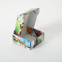 Cajas de correo personalizadas ecológicas reutilizables 2025, Cajas de Regalo de papel de exhibición de laminación mate de 4 colores, venta al por mayor, nuevas cajas ecológicas
