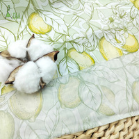 Tissu Popeline 100% Coton Biologique Tissé Imprimé Respirant à Faible MOQ pour Chemises et Vêtements Garçons & Filles