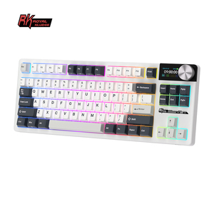 RK ROYAL KLUDGE RK S85 기계식 키보드 무선/2.4G/<span class=keywords><strong>USB</strong></span>-C TFT 핫 스왑 개스킷 게이머 키보드 - Product Image 6