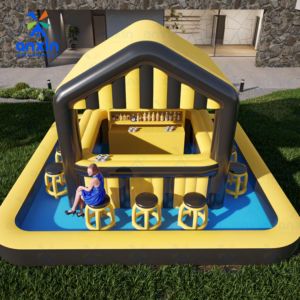 Bar de <span class=keywords><strong>piscine</strong></span> gonflable Aqua Party personnalisé avec un design gratuit - Product Image 4