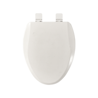 Siège de toilette allongé en bois moulé de qualité supérieure avec mécanisme de fermeture douce et démontage rapide pour le nettoyage – Accessoire de salle de bain moderne