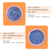Pigment holographique micro flocon Pigment libre holographique Peinture automobile Poudre scintillante en métal