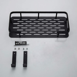 Jutye D'acier Inoxydable de salle de bains fixé au mur <span class=keywords><strong>noir</strong></span> <span class=keywords><strong>Douche</strong></span> storagee caddy étagère - Product Image 3