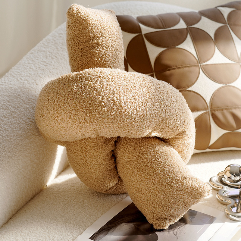 Teddy velours café marron noué 10x 160 avec noyau