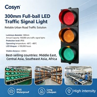 Feu de signalisation routière solaire 300 mm 5 mm à LED avec compte à rebours numérique pour le Vietnam, la Malaisie, l'Indonésie, les Philippines et l'Arabie Saoudite