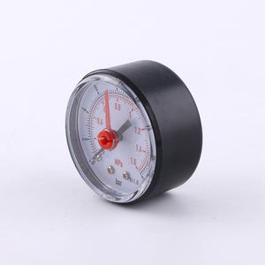 ผู้ผลิตจัดหาเกจวัดความดันแบบกดเข้าตัวเรือนพลาสติกขนาด 50 มม. พร้อมเข็มชี้สีแดงที่ปรับได้ - Product Image 5