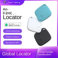 Traceur Bluetooth Anti-perte Invisible à Distance Illimitée Compatible iOS pour Animaux de Compagnie - Mini Design Longue Portée