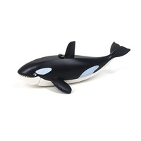 Blocs de construction Orca Baleine Killer, figurines de créatures marines, accessoires de rechange, jouet de construction MOC DIY pour fond de mer NO.770629
