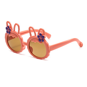 Sevimli tavşan kulaklar şekilli kişiselleştirilmiş moda karikatür toptan renkli sevimli Anti UV400 kız erkek bebek çocuk güneş gözlüğü - Product Image 6