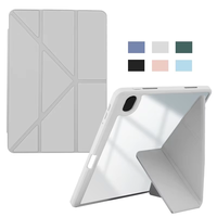 Coque de protection étui mince à trois volets en cuir PU housse pour tablette pour iPad Pro 11 Air4 Air5 10.9 Air 11 2024