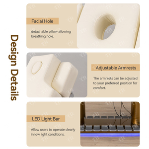 Turri Elektrische Estheticus <span class=keywords><strong>Bed</strong></span> 4 Motor Elektrische Cosmetische Ligstoel Cosmetologie Bank Lettino Estetista Meubels Voor Schoonheidssalon - Product Image 5