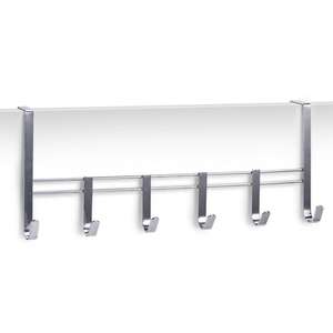 Zeller Present Türhängeleiste Metall verchromt 6 Haken 51x8x20,5cm plata - Product Image 2