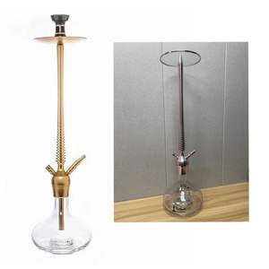Venta al por mayor de hookahs dorados personalizables, juego de hookah combinado, hookah grande, hookah de cristal - Product Image 5