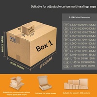 Machine de scellage automatique de cartons avec ruban adhésif double face pour la vente en gros