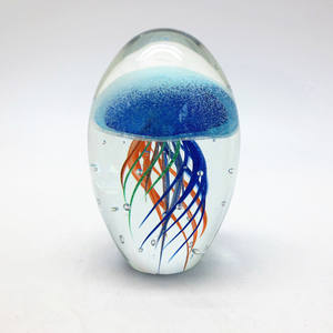 Dekorative kunst glas Quallen briefbeschwerer für wohnkultur - Product Image 2