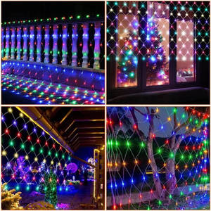 Catena di luci LED RGBY a bassa tensione, 1,5 m x 1,5 m, ideale per la decorazione di eventi e l'ambientazione di spazi. - Product Image 2