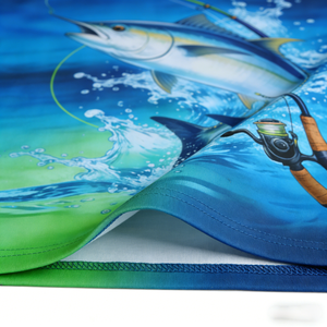 Maglietta <span class=keywords><strong>da</strong></span> Pesca Personalizzata per <span class=keywords><strong>Uomo</strong></span> con Sublimazione |   Asciugatura Rapida e Traspirante per Prestazioni Ottimali |   Produzione Diretta OEM ODM - Product Image 5