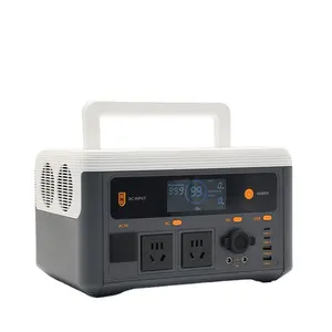 Système de stockage d'énergie domestique portable moderne 700W/500wh pour le commerce