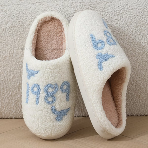 New Product Indoor Outdoor Soft Winter Plush for <b>Slippers</b> Explosion Design High Material Fruit Logo Light Weight Comfort - Product Image 5
