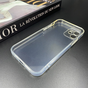 Pour iPhone 12 Shell De Téléphone Couverture De Téléphone Mobile 2mm Transparent Souple TPU Résistant Aux Chutes - Product Image 6