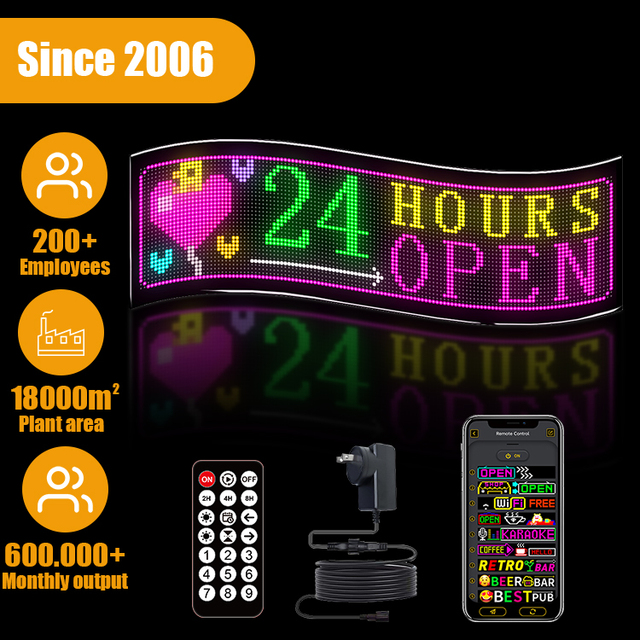 BGZM Factory Direct Sale Led Panel Light Display Sign  Used for Commercial Advertising Design and Playback with 20w Power