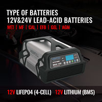 Ventes chaudes de chargeur de batterie intelligent rapide BNX-100 pour automobile 12V/24V avec fonction de démarrage du moteur