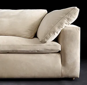 Мебель для дома в американском стиле chesterfield, для гостиной, модульный регулируемый секционный кожаный диван