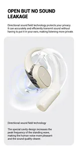 2024 New Hotselling Gaming Open Ear Sports Waterproof Manufacturer Ows TWS Inductive Earphones Headphones Wireless Earbud