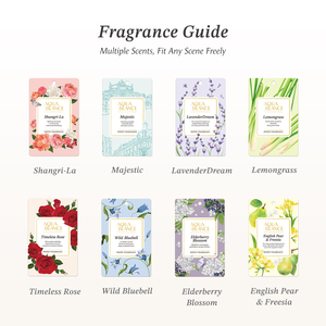 Ambientador de coche portátil colgante con eliminación de olores y fragancia de hierba de limón, ambientador de papel de tarjeta de lujo para coche - Product Image 2