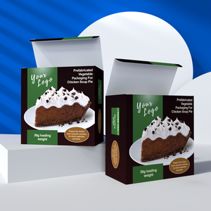 Boîte d'emballage personnalisée en satin pour tarte au chocolat, boîte en papier pour dessert congelé, emballage pour tarte - Product Image 3