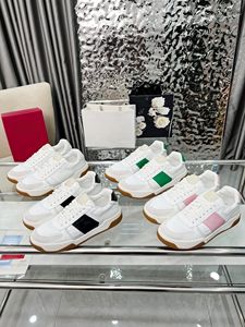 2026 New Arrival High-Quality Genuine <b>Leather</b> Luxury Designer <b>Sneakers</b> Unisex Breathable & Comfortable Casual Shoes - Product Image 5