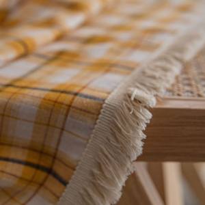 Cortinas a cuadros <span class=keywords><strong>de</strong></span> lino y algodón <span class=keywords><strong>de</strong></span> estilo americano, cortinas <span class=keywords><strong>de</strong></span> dormitorio <span class=keywords><strong>con</strong></span> borla, cenefa <span class=keywords><strong>de</strong></span> cocina semisombreada, cortinas para sala <span class=keywords><strong>de</strong></span> estar - Product Image 6