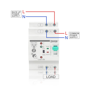 DIY GO 80A 2P PV ATS carril DIN 220V interruptor de transferencia Solar Dual Power cambio automático <span class=keywords><strong>selector</strong></span> ininterrumpido - Product Image 6