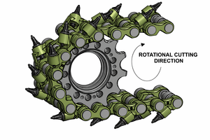 Pignons en acier au carbone industriel haute performance 7347 12 13 dents pour systèmes de transmission de puissance lourds - Product Image 4