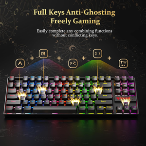 Redragon K552 Mechanical Gaming <strong>Keyboard</strong> Anti-Ghosting Metal Frame Red Switches Hot-Swap Wired RGB Mechanical Gaming <strong>Keyboard</strong> - Product Image 4