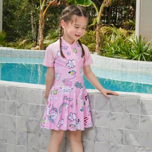 Traje de Baño de una Pieza de Poliéster de Secado Rápido para Niñas, para Aguas Termales, Surf, Moda Princesa - Product Image 6