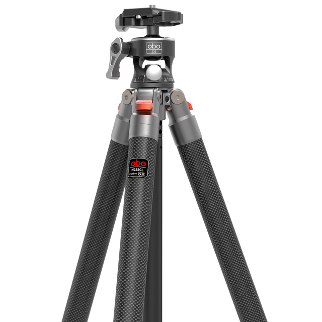Lightweight Mini Portable Professional Carbon Fiber Tripod with Bubble Level for DSLR Camera and Phone