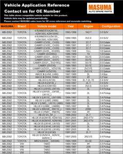 MB-2582 MASUMA ชุดลูกหมากกันโคลง อะไหล่รถยนต์ ผู้ผลิต 43330-39055 สำหรับ TOYOTA - Product Image 2