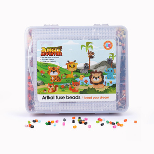 Juguete Pindou, Paquete de 5000 Piezas Educativas de Dinosaurios, Animales, Planeta Océano, Navidad, Tráfico, <span class=keywords><strong>Hama</strong></span> Perler, para Planchar con Tablero de Clavijas - Product Image 1