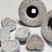 Boutons décoratifs mignons en résine enduite d'huile, directement de l'usine, pour pulls et vêtements en jean