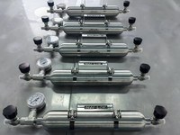 Nai-Lok Raccord rapide d'instrumentation haute pression 3000 psi en alliage C22, Vanne de raccordement rapide à montage sur panneau 1/4 FNPT