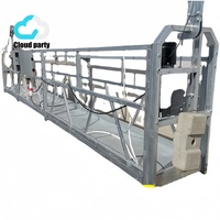 Plateforme suspendue Cloud-party en aluminium pour la construction de façades et de murs extérieurs