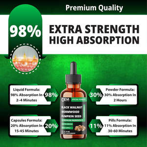 Teinture <span class=keywords><strong>de</strong></span> 20 en 1 à base <span class=keywords><strong>de</strong></span> noix noire, d'armoise, <span class=keywords><strong>de</strong></span> <span class=keywords><strong>clou</strong></span> <span class=keywords><strong>de</strong></span> <span class=keywords><strong>girofle</strong></span>, <span class=keywords><strong>de</strong></span> graines <span class=keywords><strong>de</strong></span> citrouille, d'ail, d'origan et <span class=keywords><strong>de</strong></span> berbérine <span class=keywords><strong>pour</strong></span> le nettoyage intestinal et la santé digestive - Product Image 3