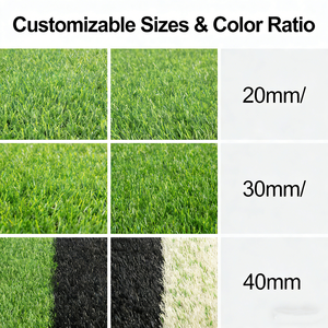 <span class=keywords><strong>Gazon</strong></span> synthétique durable résistant aux UV, tapis à drainage rapide, <span class=keywords><strong>gazon</strong></span> artificiel tricoté pour terrain de football - Product Image 2