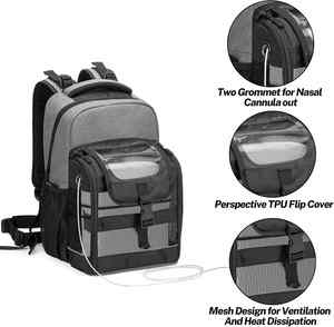 Bolsa de Transporte POC con Cubierta Transparente y Bolsillos, Compatible con el Concentrador de Oxígeno Portátil Inogen One, Mochila de Transporte - Product Image 3
