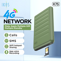 Productos en Oferta, Adaptador de Tarjeta SIM IKOS K7S para iPhone, Compatible con 4G, Permite el Uso Simultáneo de Internet Ikos