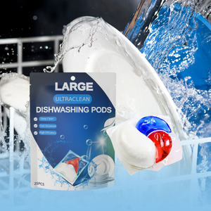 Paquete a Granel Todo en Uno, Cápsulas de Detergente para Lavavajillas con Poderoso Quita Grasa de Menta - Product Image 1