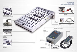 Công nghiệp hình chữ nhật điện vĩnh viễn từ mâm cặp cho phay bề mặt máy xay NdFeB nam châm hàn uốn chế biến - Product Image 6