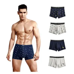 Custom Modal Factory Direct Supply Men's cotton Boxers Briefs Cheap Men Underwear